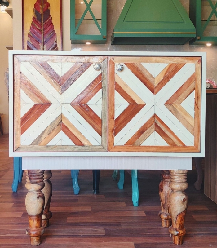 Cross Design Cabinet-2