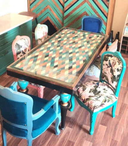 THE TERRA COLLECTION DINING TABLE ( 6 SEATER)